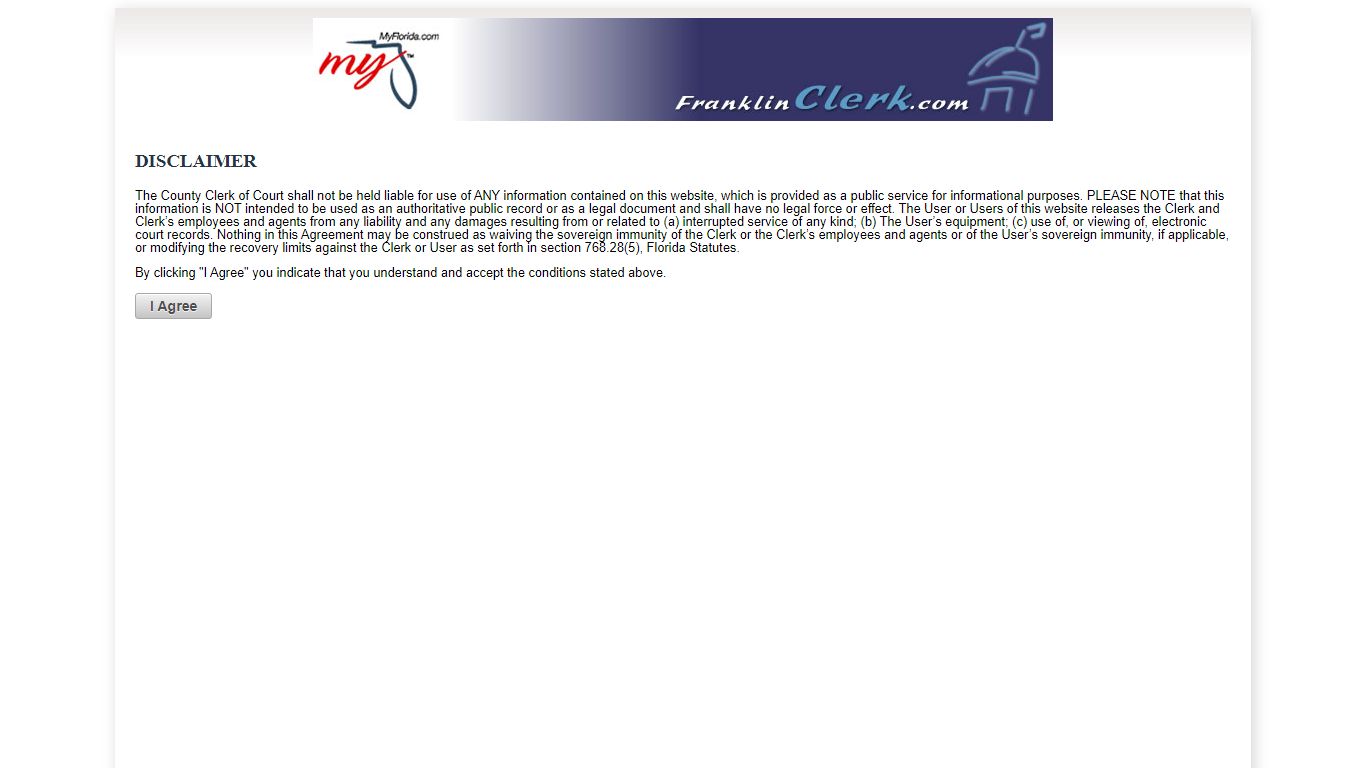 Franklin County OCRS - ONLINE COURT RECORDS SEARCH